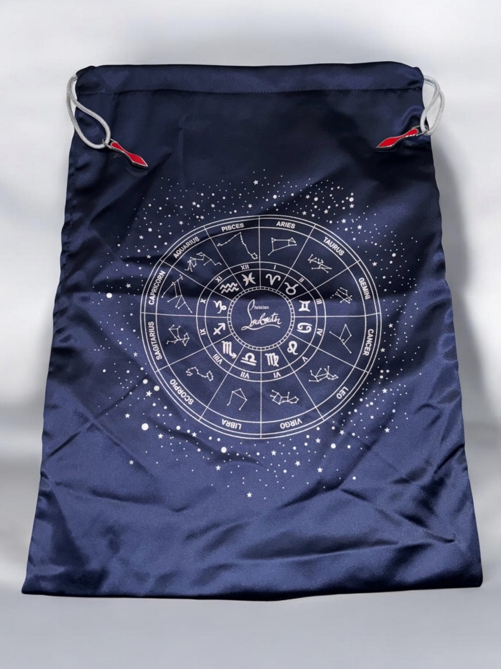 Christian Louboutin Navy Zodiac Drawstring Pouch 💙